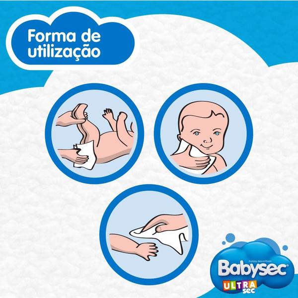 Imagem de Kit 6 Lenços Umedecidos Babysec Galinha Pintadinha Ultrafresh 192 unidades cada