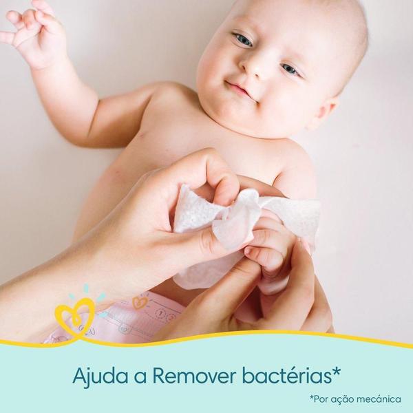 Imagem de kit 6 Lenços Umedecidos Pampers Higiene Completa 48 Unidades