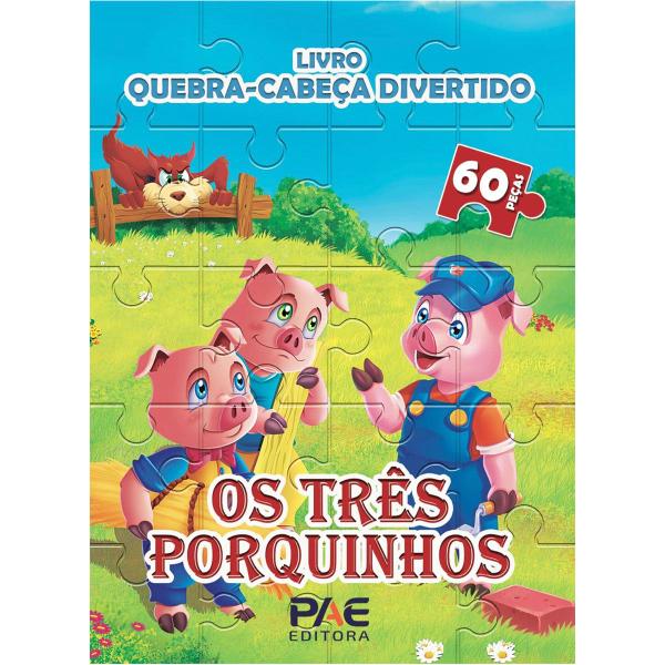 Imagem de Kit 6 Livros Quebra-Cabeças Contos de Fadas Princesas Chapeuzinho Vermelho Cinderela A Pequena Serei - PAE Editora