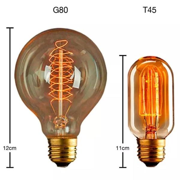 Imagem de Kit/6 Lustre Pendente Luminária Md-4149 Suporte Para Lâmpada / Não Inclusa - Bivolt