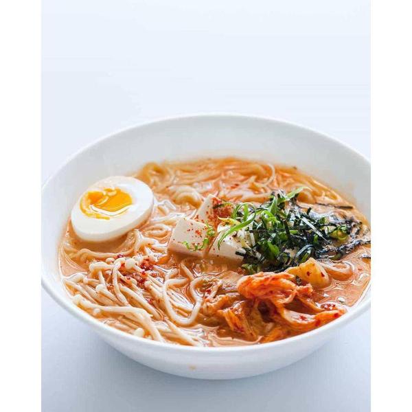 Imagem de kit 6 Macarrão Lamen Coreano Kimchi Ramyun NONGSHIM 120g