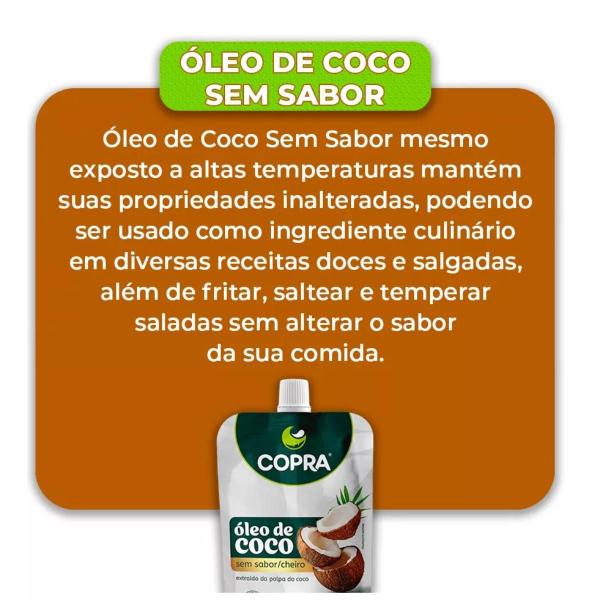 Imagem de Kit 6 Óleo De Coco Sem Sabor Sem Cheiro Copra 100ml