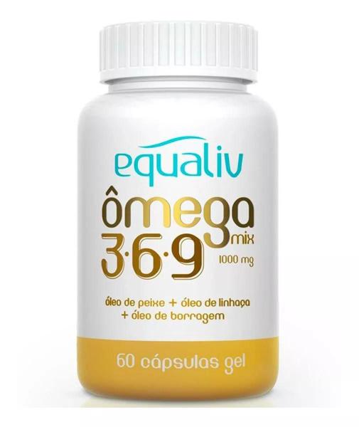 Imagem de Kit 6 Ômega Mix 3 6 9 Com 60 Cápsulas 1000mg - Equaliv