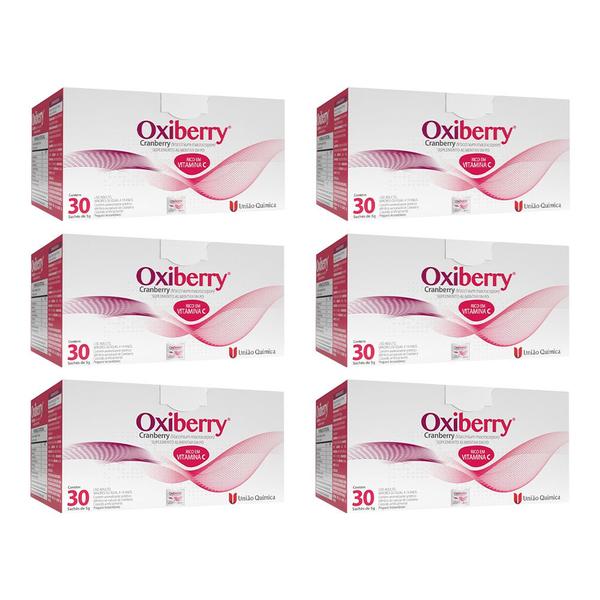 Imagem de Kit 6 Oxiberry Cranberry com 30 Sachês - União Química