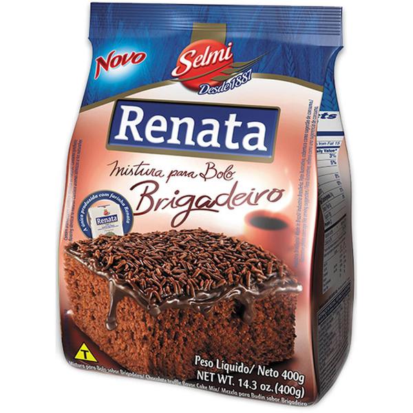 Kit 6 Pacotes De Mistura Para Bolo Renata Brigadeiro 400G Imagem de Kit 6 Pacotes De Mistura Para Bolo Renata Brigadeiro 400G