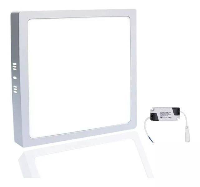 Imagem de Kit 6 Painel Led Sobrepor 24w Quadrado - Elgin