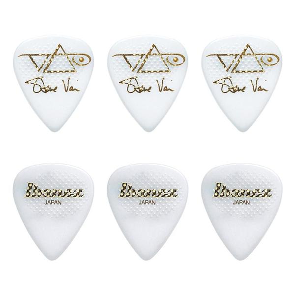 Imagem de Kit 6 Palhetas 1.0 mm Grip Steve Vai Ibanez B1000SVR-WH