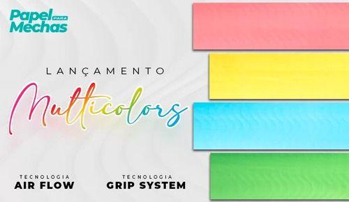 Imagem de Kit 6 papel multicolors 300 folhas amarelo