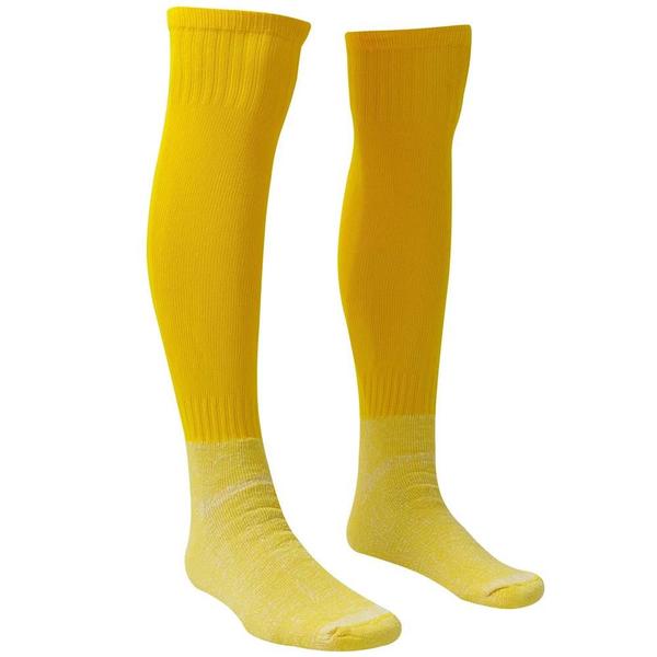 Imagem de Kit 6 Pares Meião Amarelo Futebol Adulto Reforçado - TRB