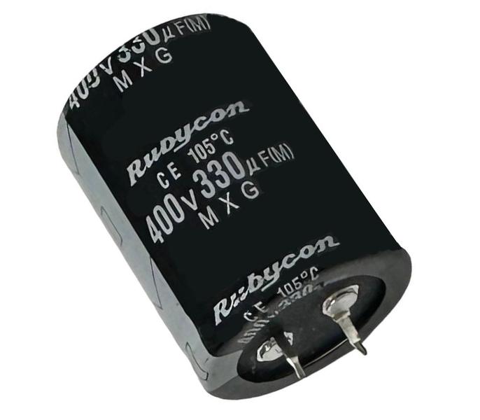 Imagem de Kit 6 pçs - capacitor eletrolitico 330x400v - 330uf x 400v