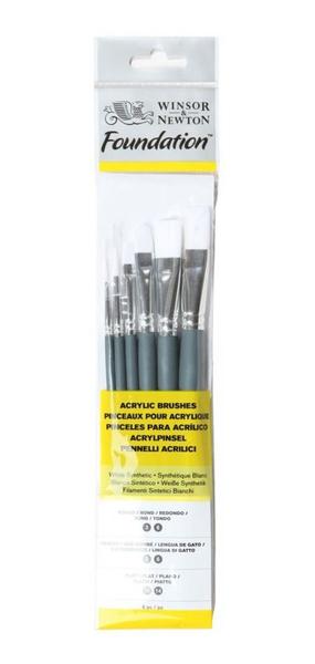 Imagem de Kit 6 Pincéis Para Pintura Acrílica Winsor & Newton 5295007