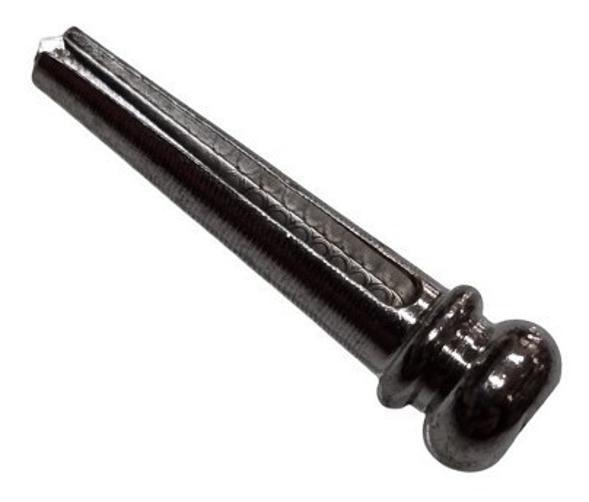 Kit 6 Pino Violão Aço Metal Cromado Ronsani Imagem de Kit 6 Pino Violão Aço Metal Cromado Ronsani