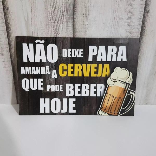 Imagem de Kit 6 Placas Decorativas Frases Engraçadas De Boteco - Bar