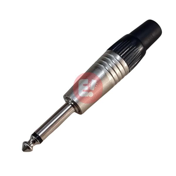 Kit 6 Plug P10 Macho Mono Cp020 Prata Profissional Dreamer Imagem de Kit 6 Plug P10 Macho Mono Cp020 Prata Profissional Dreamer
