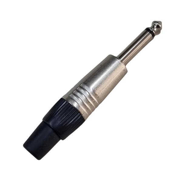 Kit 6 Plug P10 Macho Mono Cp020 Prata Profissional Dreamer Imagem de Kit 6 Plug P10 Macho Mono Cp020 Prata Profissional Dreamer