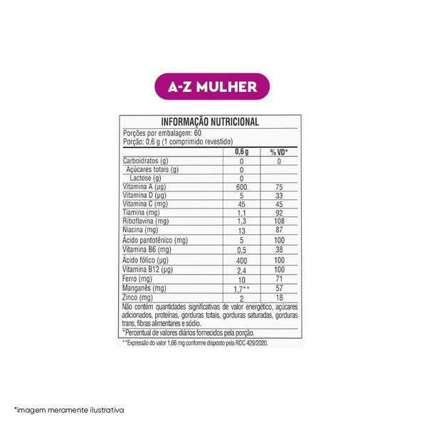 Kit 6 Polivitamínico Lavitan A-Z Mulher com 60 Comprimidos - CIMED Imagem de Kit 6 Polivitamínico Lavitan A-Z Mulher com 60 Comprimidos
