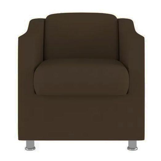 Imagem de Kit 6 Poltronas Decorativa Bia Suede Marrom - TWdecora