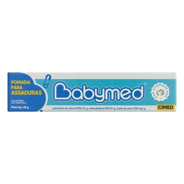 Imagem de Kit 6 Pomada Para Assaduras Babymed Azul 45g - Cimed