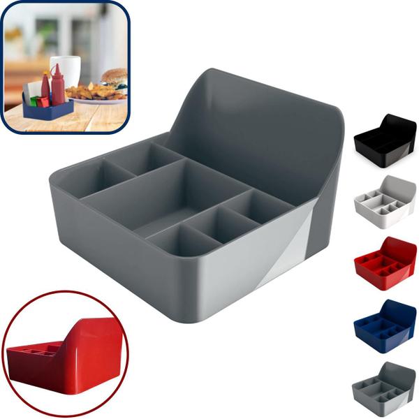Kit 6 Porta Guardanapo Sachê Galheteiro Mesa Balcão Bancada Organizador Suporte Multiuso Açucar Café - Unitermi Imagem de Kit 6 Porta Guardanapo Sachê Galheteiro Mesa Balcão Bancada Organizador Suporte Multiuso Açucar Café