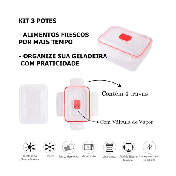 Kit 6 Potes Herméticos Condimentos Castanhas Temperos - Clink Imagem de Kit 6 Potes Herméticos Condimentos Castanhas Temperos