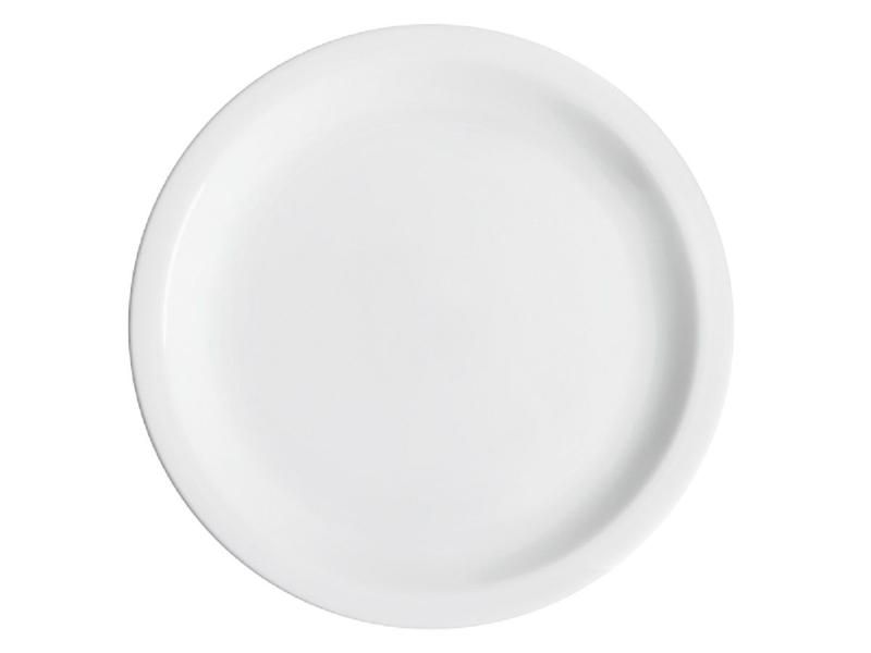 Imagem de Kit 6 Prato Raso Iguaçu Germer Porcelana Branca 25cm