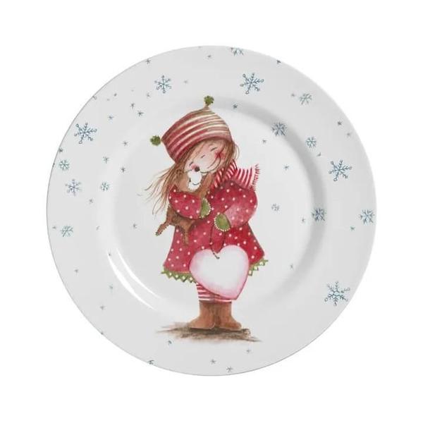 Kit 6 prato sobremesa sweet christmas natalino alleanza Imagem de Kit 6 prato sobremesa sweet christmas natalino alleanza