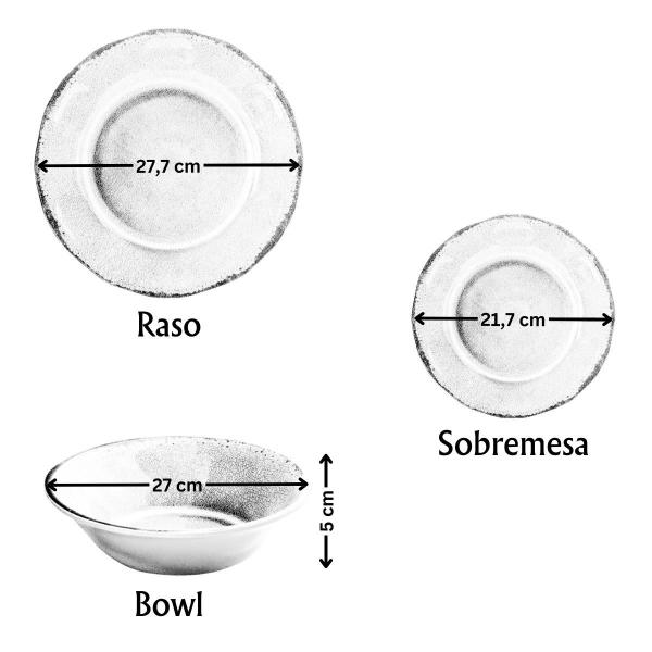 Imagem de Kit 6 Pratos Sobremesa Melamina 21cm Decorado Azul Material Que Não Quebra Não Risca Casa Mesa Restaurante Piscina