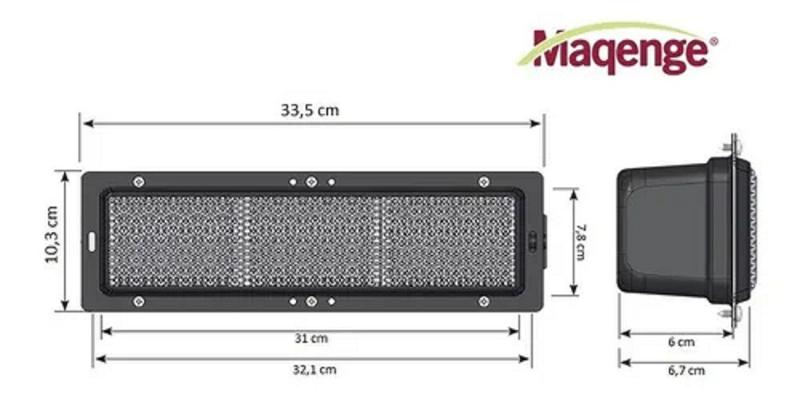 Imagem de Kit 6 Queimadores Infravermelho A Gás Assadorora Progas Arke