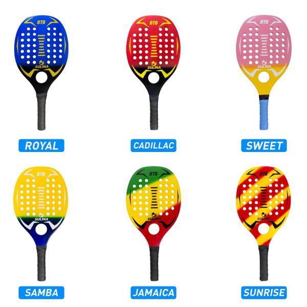 Imagem de Kit 6 Raquetes de Beach Tennis com 5 bolas 