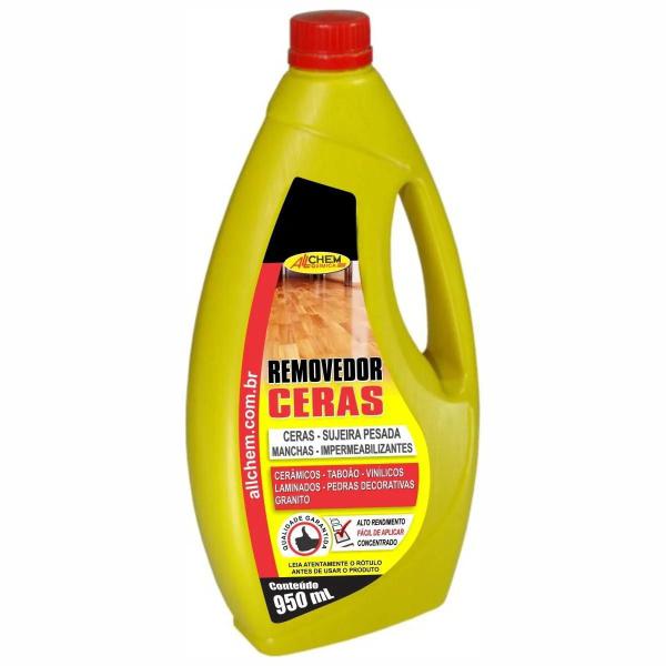 Imagem de Kit 6 Removedor De Cera Ação Rapida Profissional 950ml Allchem