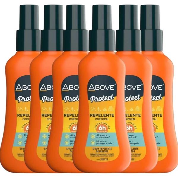 Imagem de Kit 6 Repelente De Insetos Above Spray 100Ml