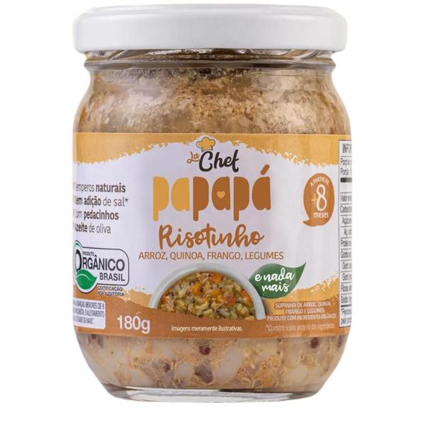 Imagem de Kit 6 Risotinho Orgânico Papapá Arroz Quinoa Frango Leg 180G