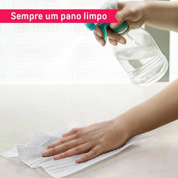 Imagem de Kit 6 Rolo 300 Pano Multiuso Lavável Reutilizável Resistente