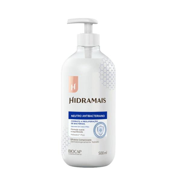 Imagem de Kit 6 Sabonete Gel Neutro Antibacteriano 500 ml Hidramais