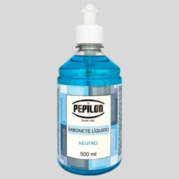 Imagem de Kit 6 Sabonete Líquido Neutro Corpo e Mãos 500Ml - Pepilon