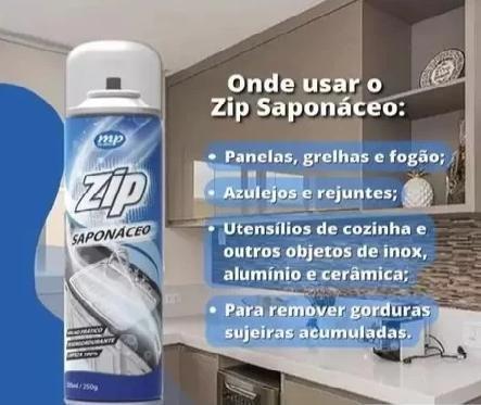 Imagem de Kit 6 Saponáceo Zip Clean 300ml - My Place