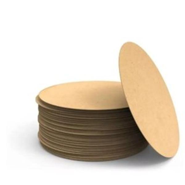 Imagem de Kit 6 Souplast Soupla Supla Para Prato Mesa Uso Diário Tamanho 30 Cm Mdf Cru 6mm