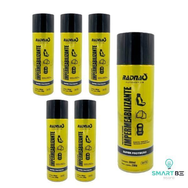 Imagem de Kit 6 Spray Protetor Impermeabilizante Tecido 300Ml Radnaq