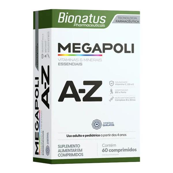 Imagem de Kit 6 Suplemento Megapoli AZ 60 Comprimidos - Bionatus