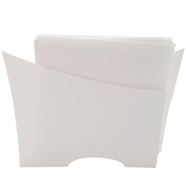 Imagem de Kit 6 Suportes Porta Guardanapos De Papel Para Mesa Uz Branco