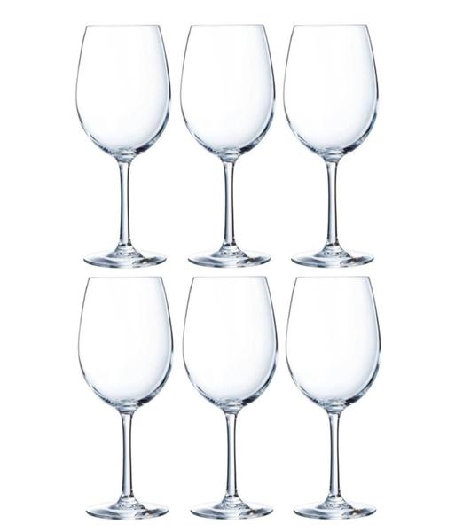 Imagem de Kit 6 Taças De Vinho Cristal Arcoroc Chef Sommelier 580Ml