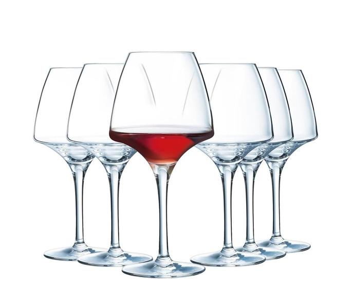 Imagem de Kit 6 Taças De Vinho Elegante Cristal Arcoroc Openup 400Ml