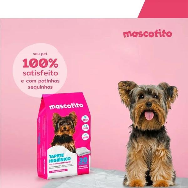 Imagem de Kit 6 Tapetes Higiênicos Cães Mascotito C/30 Unidades