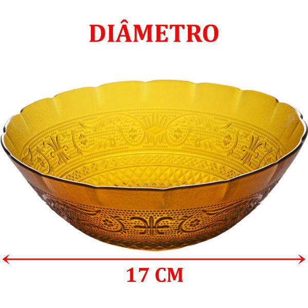 Kit 6 Tigela Sobremesa Bowl Pequena Âmber Em Vidro De 650ml - Genérico Imagem de Kit 6 Tigela Sobremesa Bowl Pequena Âmber Em Vidro De 650ml