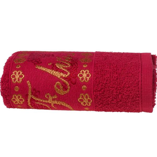 Kit 6 Toalha de Rosto Feliz Natal Bordada Jacquard 45x68cm - Bene Casa Imagem de Kit 6 Toalha de Rosto Feliz Natal Bordada Jacquard 45x68cm