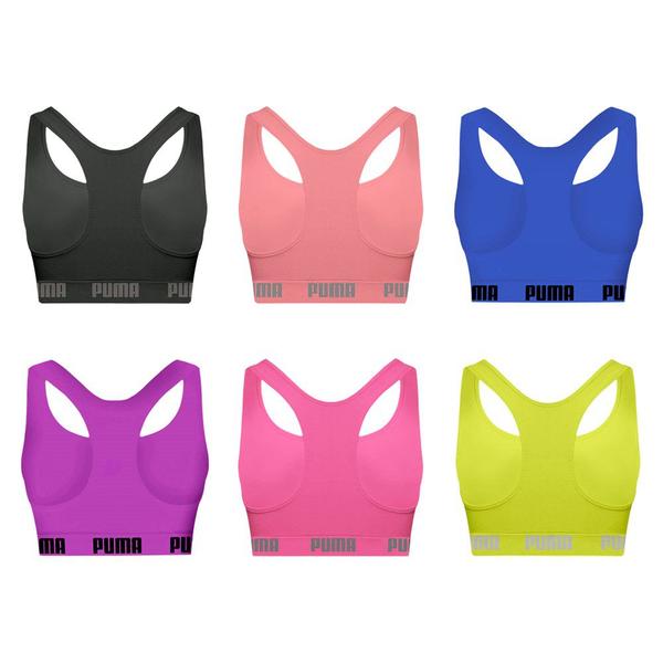 Imagem de Kit 6 Tops Puma Nadador Sem Costura Feminino