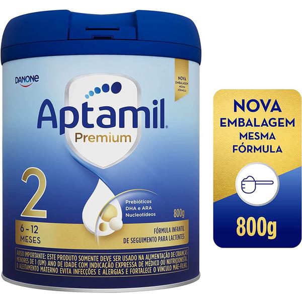 Imagem de kit 6  un. Aptamil Premium 2 - 800g