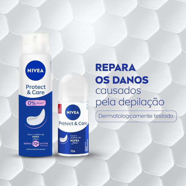 Imagem de Kit 6 un Desod Aero Nívea Feminino Protect E Care 150ml