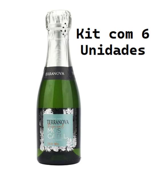 Imagem de Kit 6 Un Espumante Miolo Terranova Moscatel 187 ml