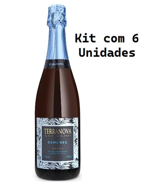 Imagem de Kit 6 Un Espumante Terranova Demi-Sec 750 ml